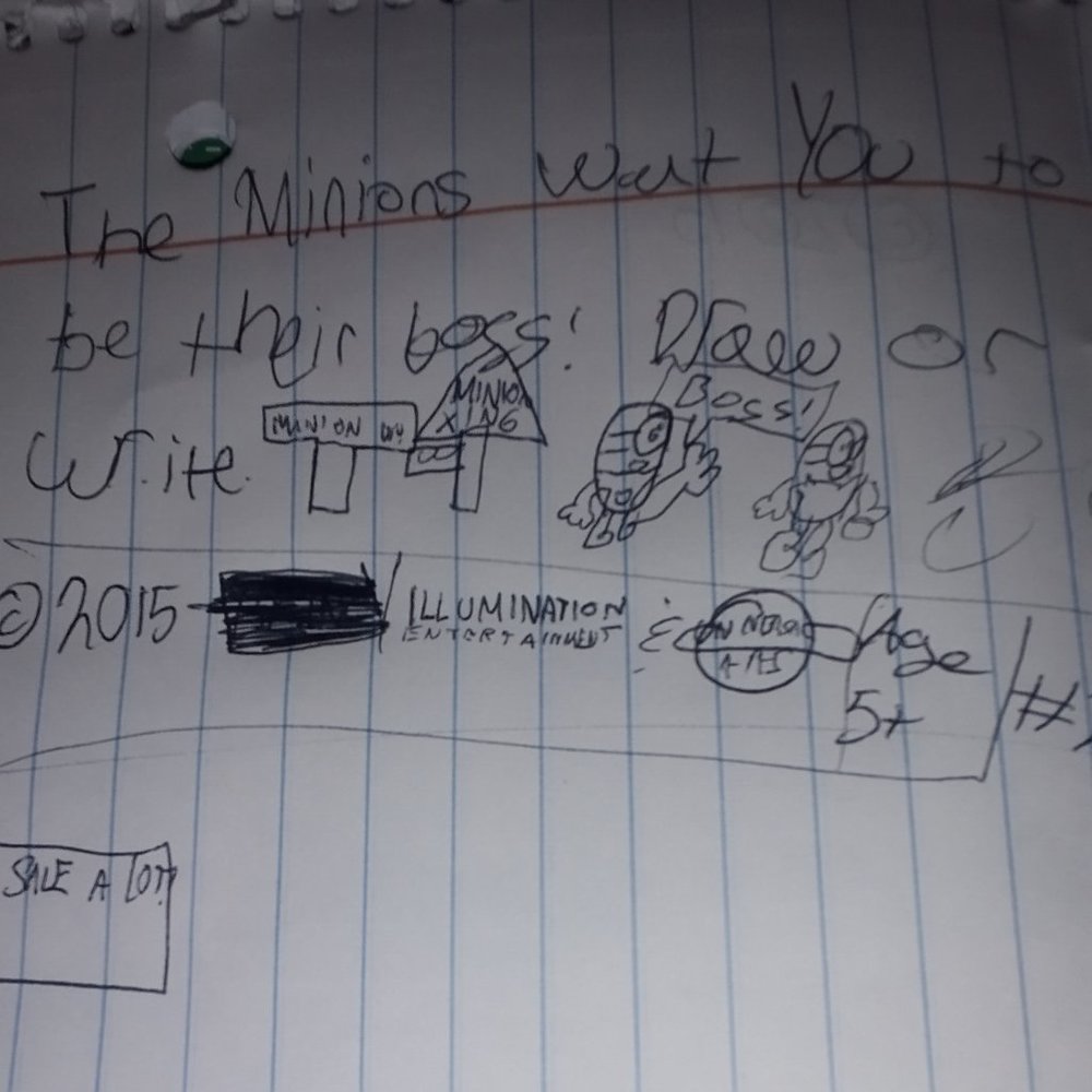 Minion's Old Plated Notebook from SAL (2015)